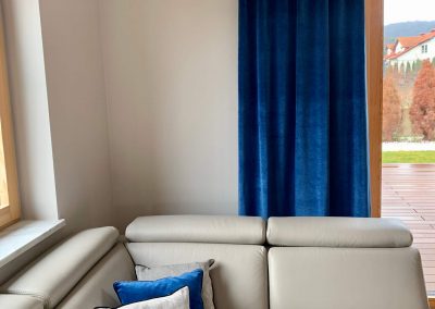 niebieska poduszka zasłona orzeł design tkaniny tekstylia gdańsk sopot gdynia IMG_3643 (2)